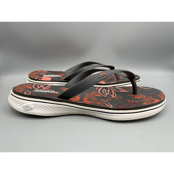 SKECHERS GOGA MAX Thong Flip Flops Slides Sandals Comfort Shoes Women's Size 7 - Picture 2 of 11